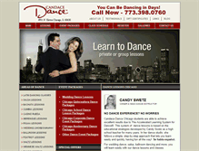 Tablet Screenshot of candacedance.com
